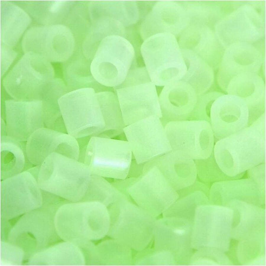 Strijkkralen Nabbi Kralen Voor Onderplaten En Sieraden Lichtgevend Medium Afm 5x5mm Gatgrootte 2 5 mm 6000 stuks
