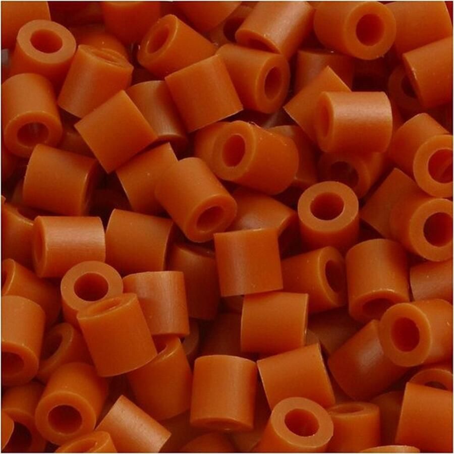 Strijkkralen Nabbi Kralen Voor Onderplaten En Sieraden Rood Bruin (32254) Medium Afm 5x5mm Gatgrootte 2 5 mm 6000 stuks