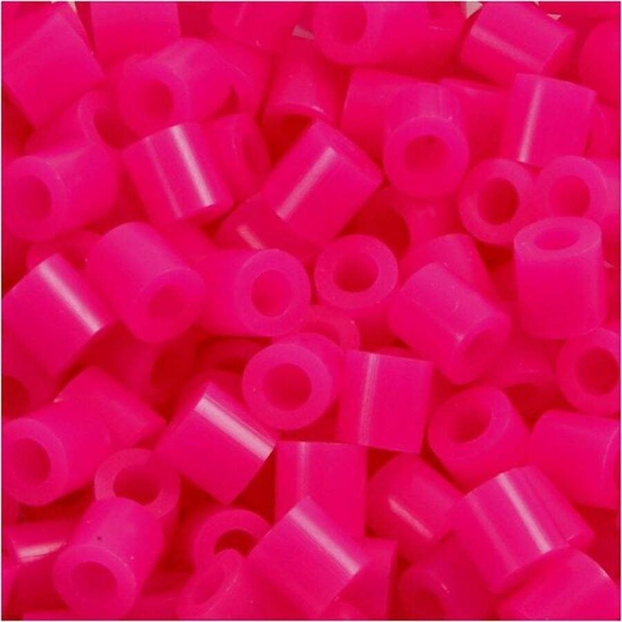 Strijkkralen Nabbi Kralen Voor Onderplaten En Sieraden Rood Cerise (32258) Medium Afm 5x5mm Gatgrootte 2 5 mm 6000 stuks