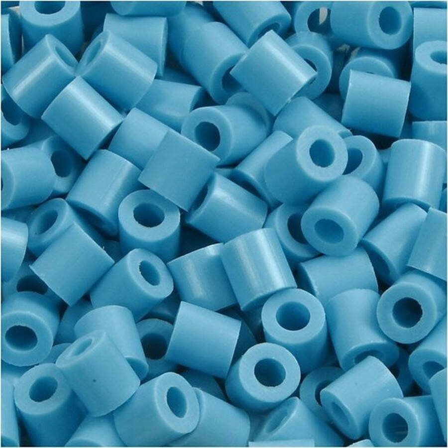 Strijkkralen Nabbi Kralen Voor Onderplaten En Sieraden Turquoise (32256) Medium Afm 5x5mm Gatgrootte 2 5 mm 1100 stuks