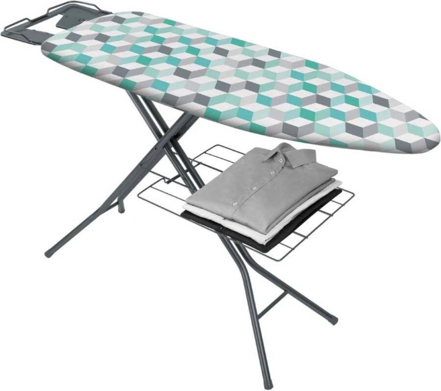 Strijkplank 115 x 37 cm veelkleurig Antares Cubos variant Strijkplank