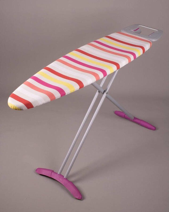 Strijkplank 116x35 cm Stabiele antislip voeten Vloerbescherming In hoogte verstelbaar 100% katoenen vulling