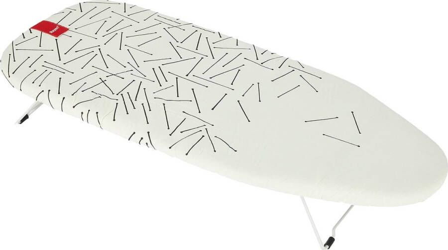 Strijkplank voor de tafel dim: 73x32x1.70 metaal wit bedrukt 1 7x32x73 cm