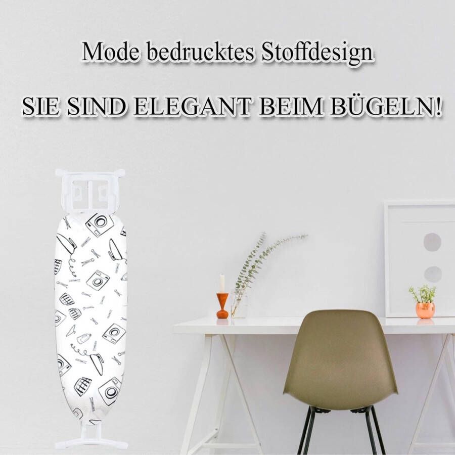 Strijkplankhoes 148 cm x 48 cm stoomstrijkijzer overtrek voor strijkplank Strijkplankhoes