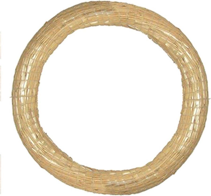 Stro kransen 30cm x 5 cm naturel