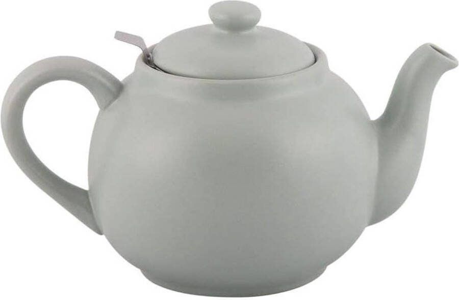 Stylish Ceramic Teapot with Stainless Steel Strainer Flowering Tea Pot for Blooming Tea Leaf Color 6-8 cups 1500 ml