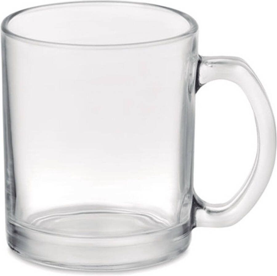 Sublimatie theeglas glazen mok glazen beker 11oz set van 6