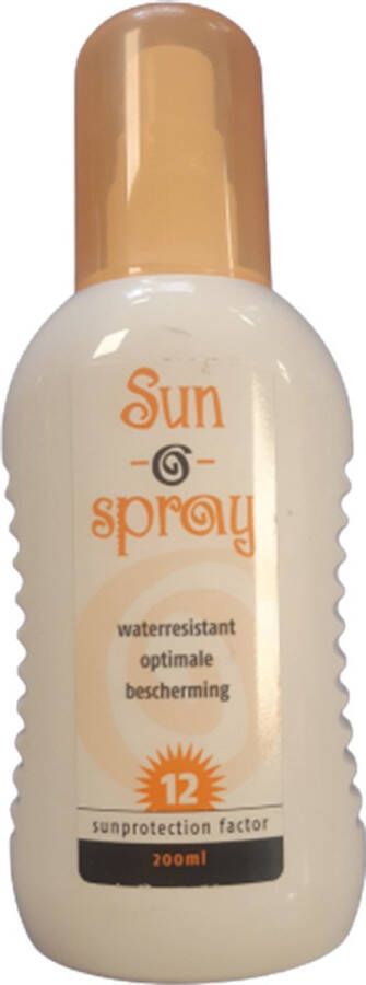 Sun & Spray Zonnebrand Factor 12 200 ml