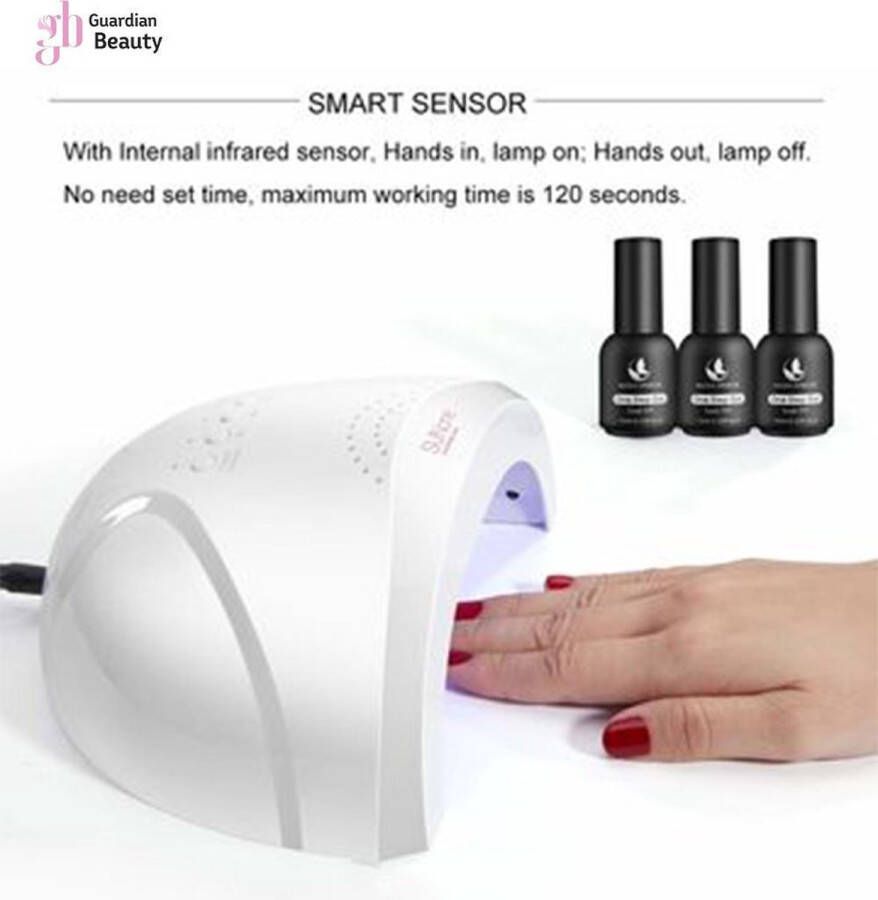 SUNONE Sun One 48Watt UV LED Nageldroger voor Gelnagels Geschikt voor elke Nagel Gellak 36 LEDs UV LED lamp Gel Nagellak Droger