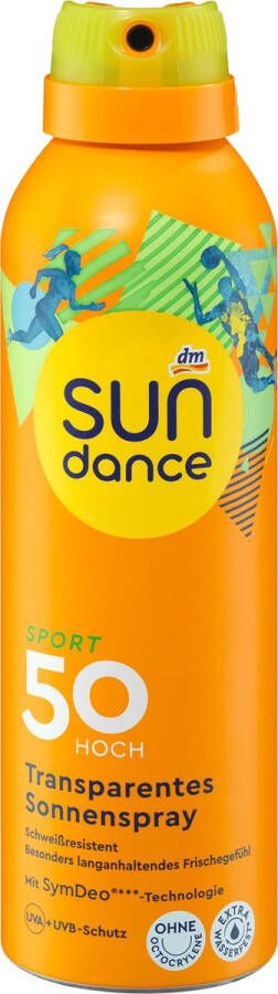 SUNDANCE Zonnebrand spray Sport transparant SPF 50 200 ml