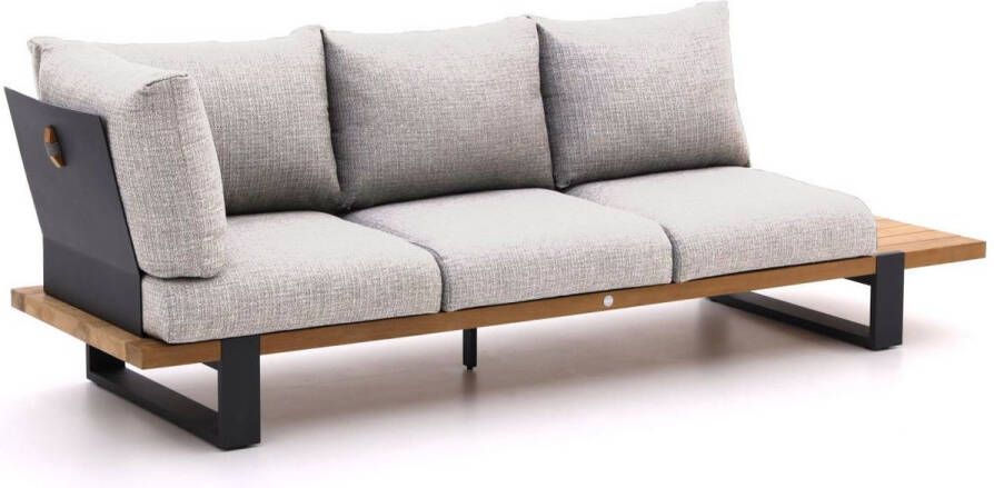 SUNS Loungebank Nardo 3-Zits Met Corner Soft Grey
