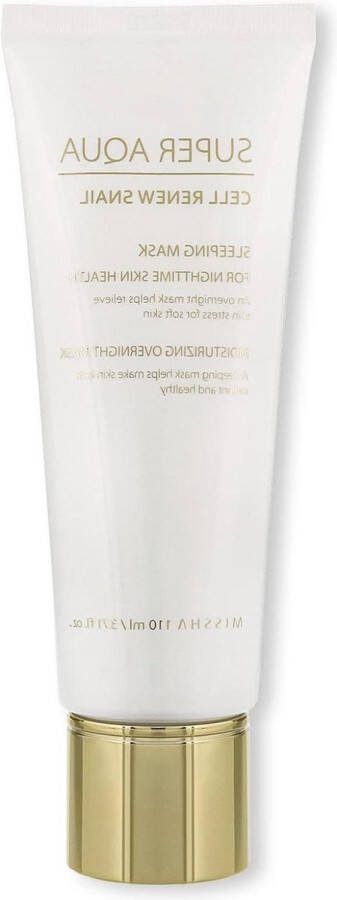 Super Aqua Cell Renew Snail Slaapmasker met Hyaluronzuur Missha Snail Protection