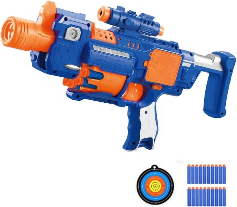 Super Blast Machine gun Elektrisch blaster speelgoed 20 x zacht Elite darts