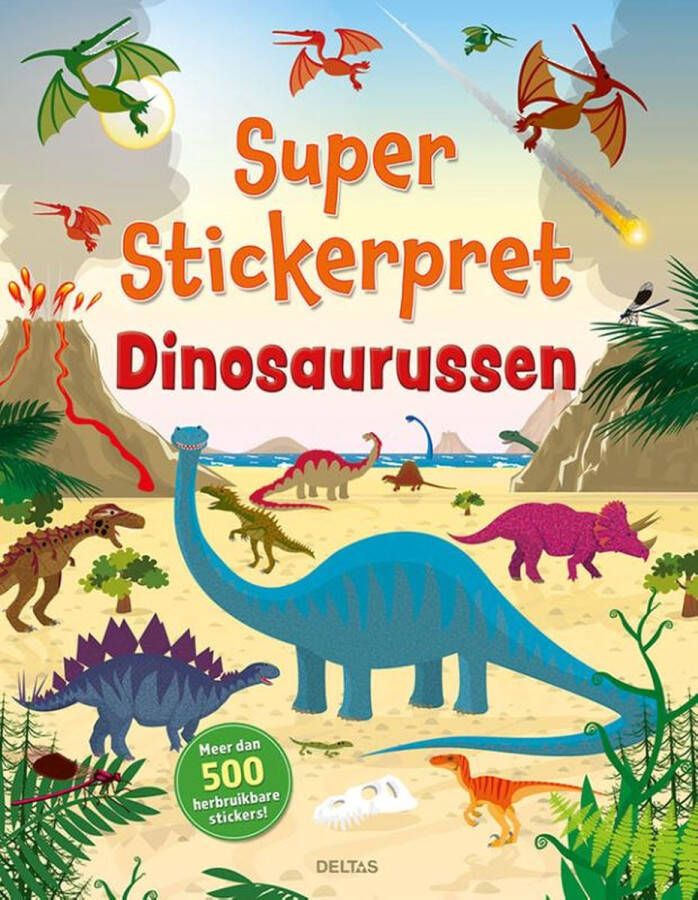 Deltas Super stickerpret dinosaurussen