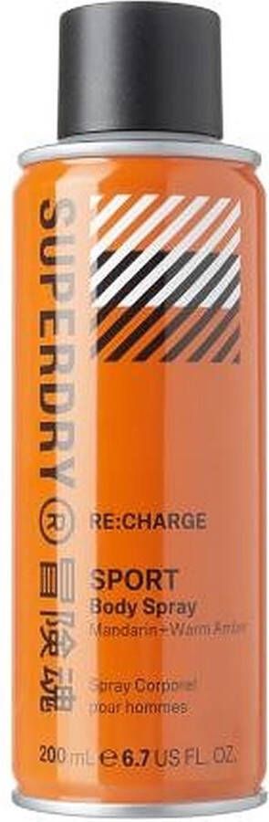 Superdry Sport RE:charge Men's Body Spray 6x200ml Voordeelverpakking