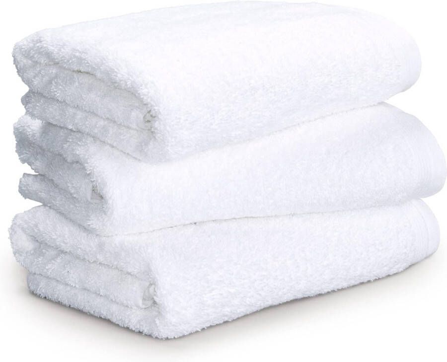 Superwuschel handdoekenset 3 handdoeken 50 x 100 cm 100% katoen sneeuw