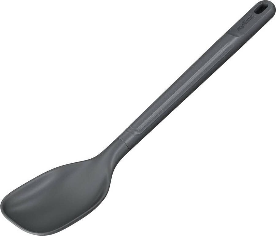Supoon dreamfarm Medium Kooklepel Duurzaam Tarwestro Nylon Non Stick Hittebestendige Siliconen Kop Keukengerei Beluga Grijs 31cm x 6cm Vaatwasmachinebestendig 5 jaar garantie