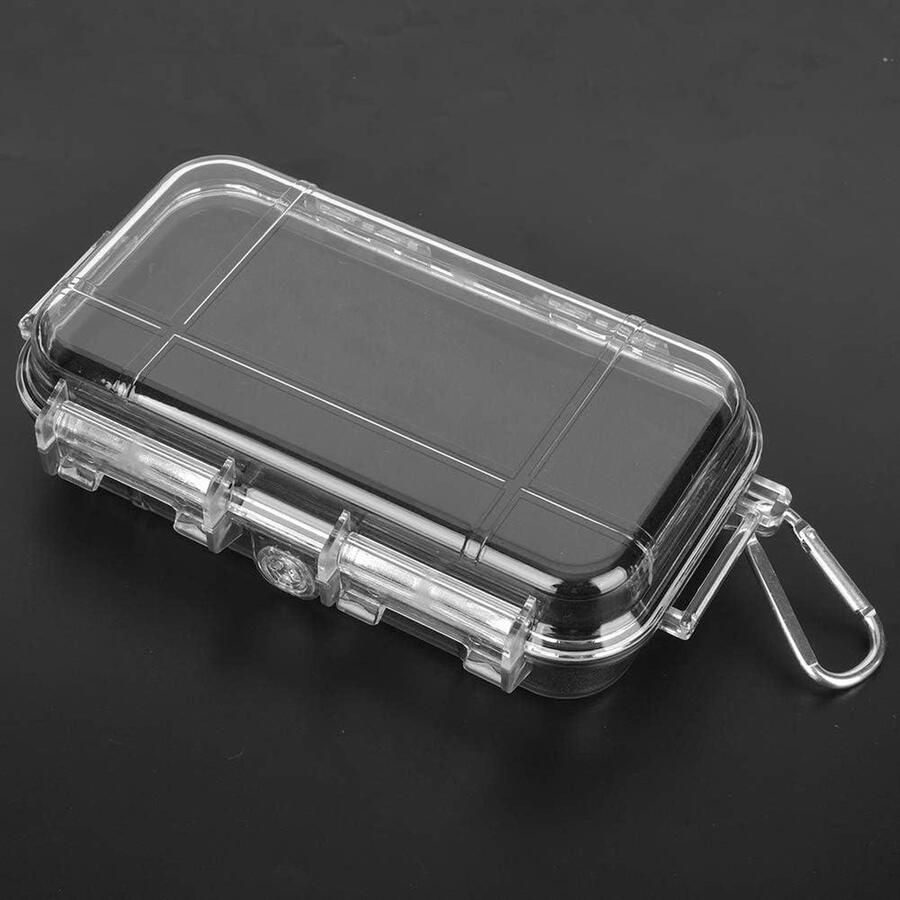 Survival Box Container Waterdicht en schokbestendig Buiten Plastic Opbergdoos met Luchtdichte behuizing Transparant L-Formaat luchtdichte opbergbox