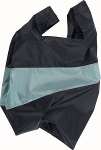Susan Bijl The New Shoppingbag Black & Grey Large