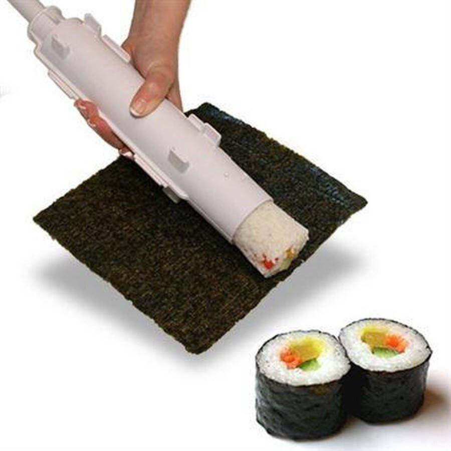Merkloos Sans marque Sushezi origineel Sushi Maker- Sushi Bazooka Wit Zelf sushi maken
