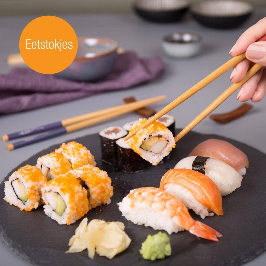 Sushi Gerechten Set Eetstokjes Dienblad Aziatische Gerechten Set