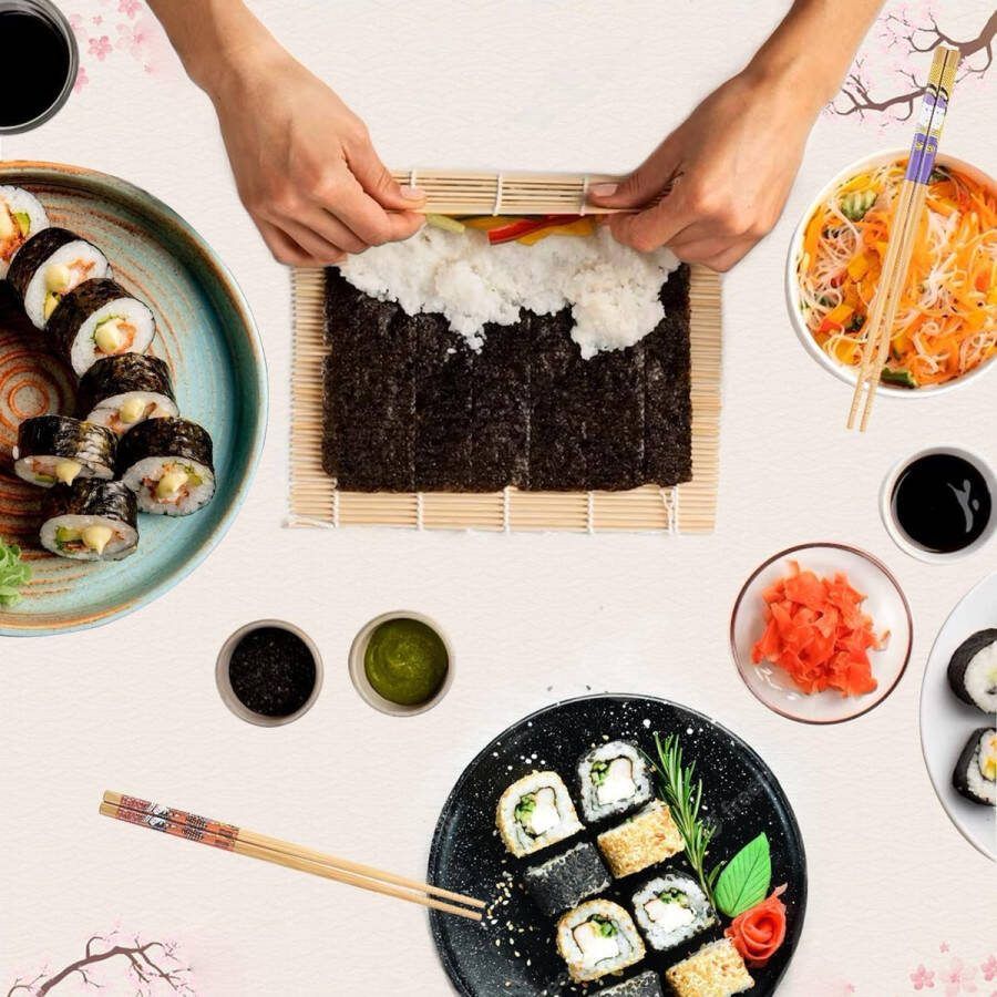 Sushi Gerechten Set Eetstokjes Dienblad Aziatische Gerechten Set
