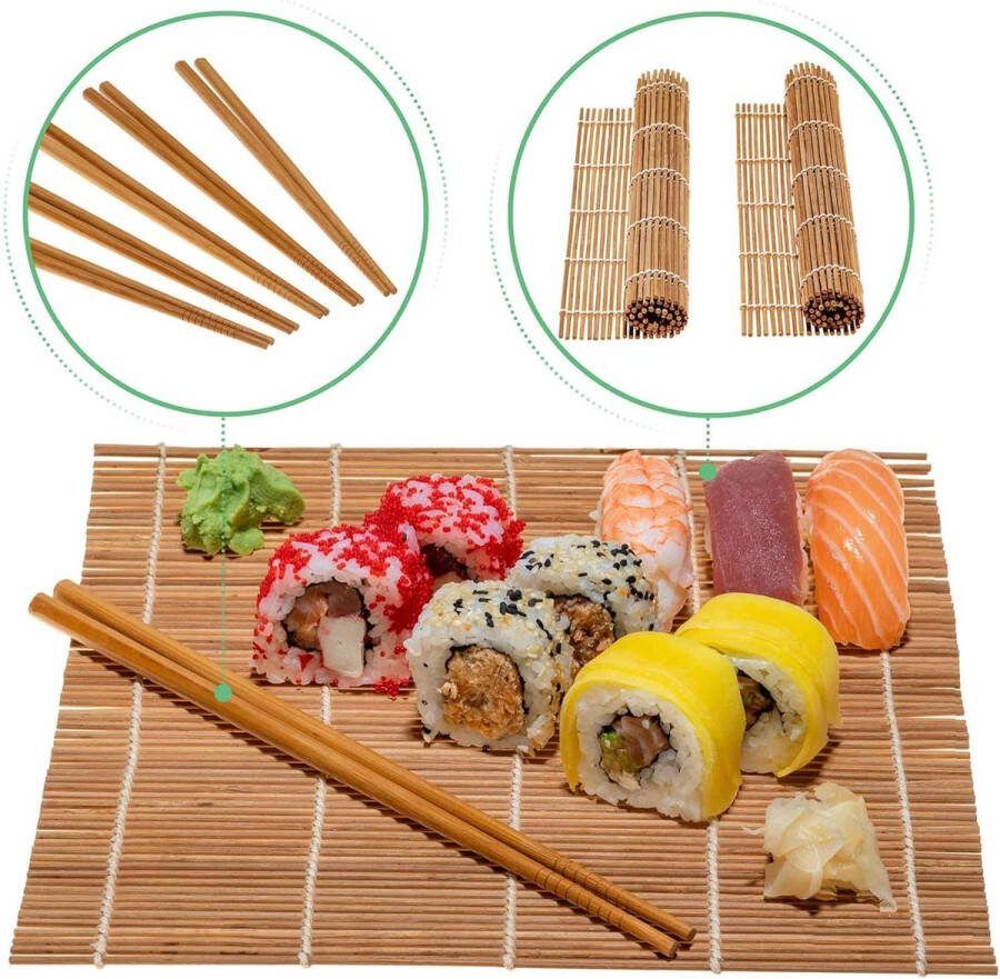 Sushi Gerechten Set Eetstokjes Dienblad Aziatische Gerechten Set