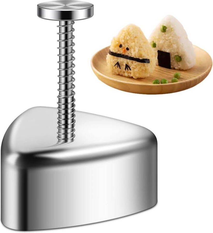 Sushi Rijstvorm Sushi Onigiri Mold RVS Nigiri Maker Onigiri Mold Maker Sushi Mold Kit voor DIY Sushi Making Set Rijstbalvorm Sushi Maker Keukengereedschap