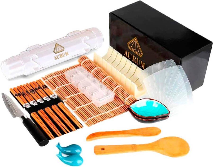 Sushi-set Deluxe compleet sushi-servies Japanse rijstkoker Nori-algen sushi rijst reistazijn sushi-mat huisgeschenken compleet servies
