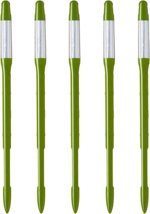 SUStee (set van 5) waterniveaumeter De bewateringsindicator voor planten Helpt planten correct water te geven Makkelijk te gebruiken Geen batterijen nodig Gemaakt in Japan (medium groen)