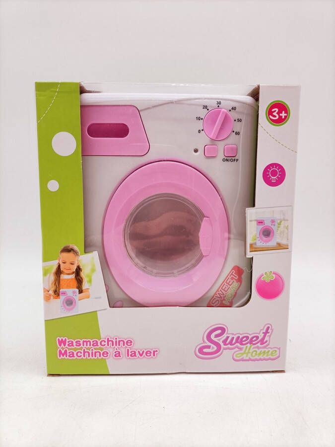Sweet Home speelgoed wasmachine kids roze
