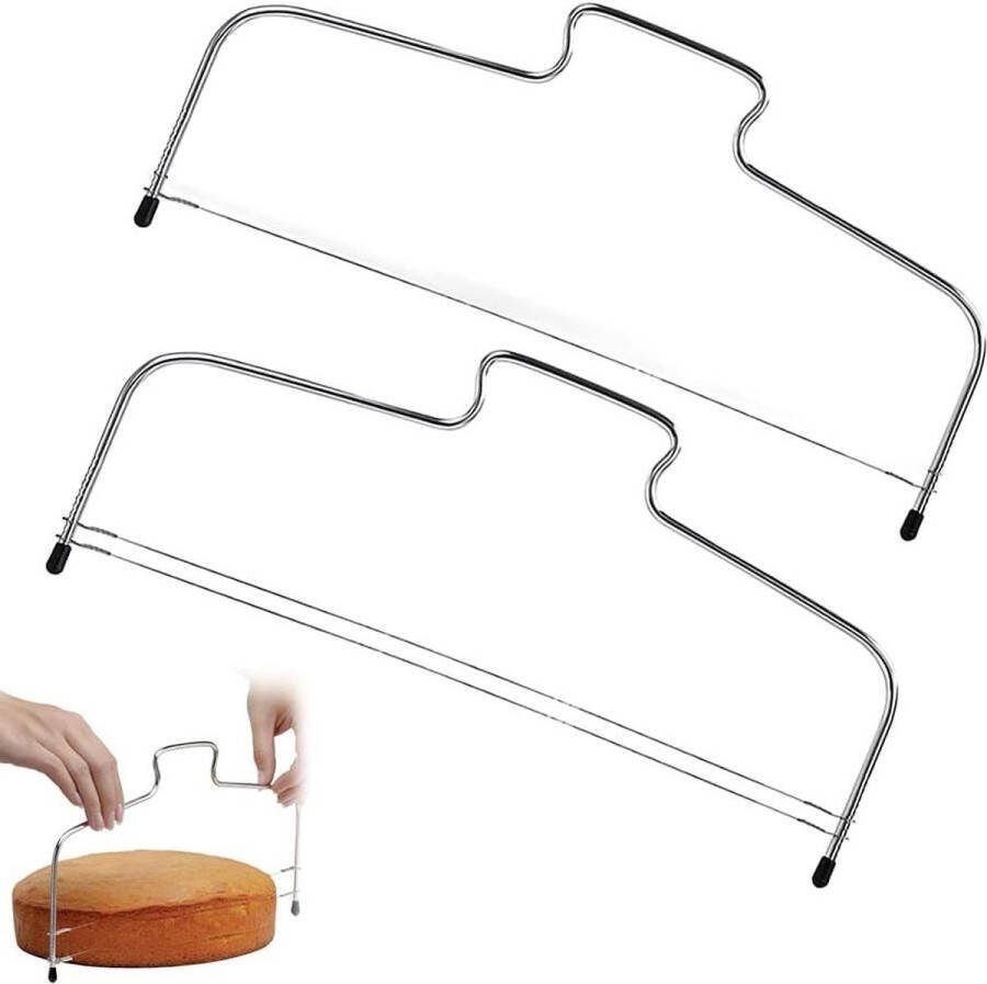 Taartbodemverdeler taartsnijder roestvrij staal vaatwasmachinebestendig dessertmes voor keuken 32 cm lang zilver Taartsnijder