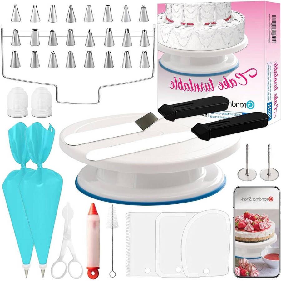 Taartsnijder Draaitafel Stand Taart Decoreren Beugel Taart Maken Accessoires Set