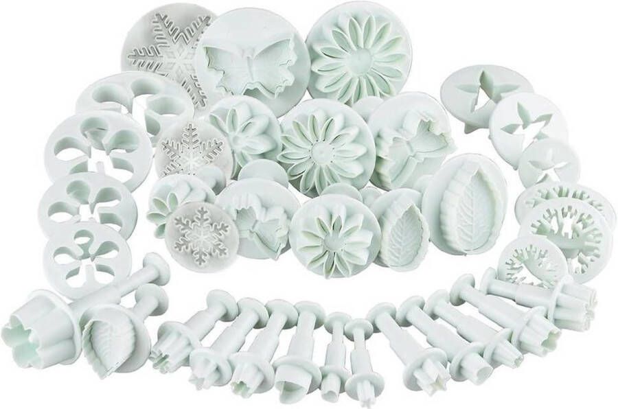 Taartsnijder Fondant Uitsteekvormpjes Bakken Doe-Het-Zelf Sneeuwvlokken Uitsteekvormen Modelleergereedschap Accessoires Taartendecoratie