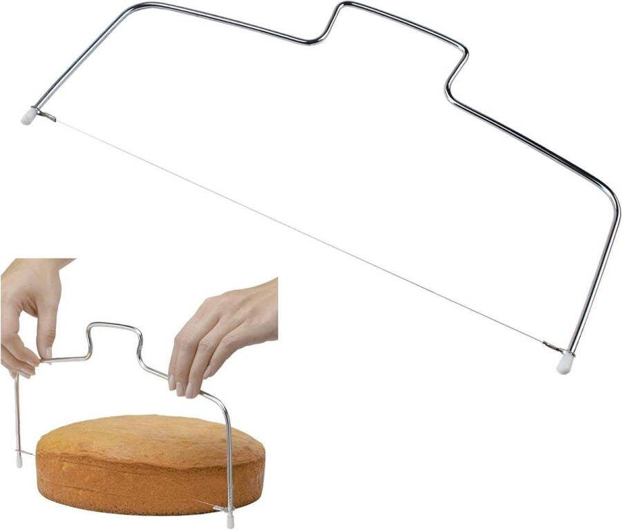 Taartsnijder Roestvrijstalen taartbodemsnijder en -verdeler 32 cm