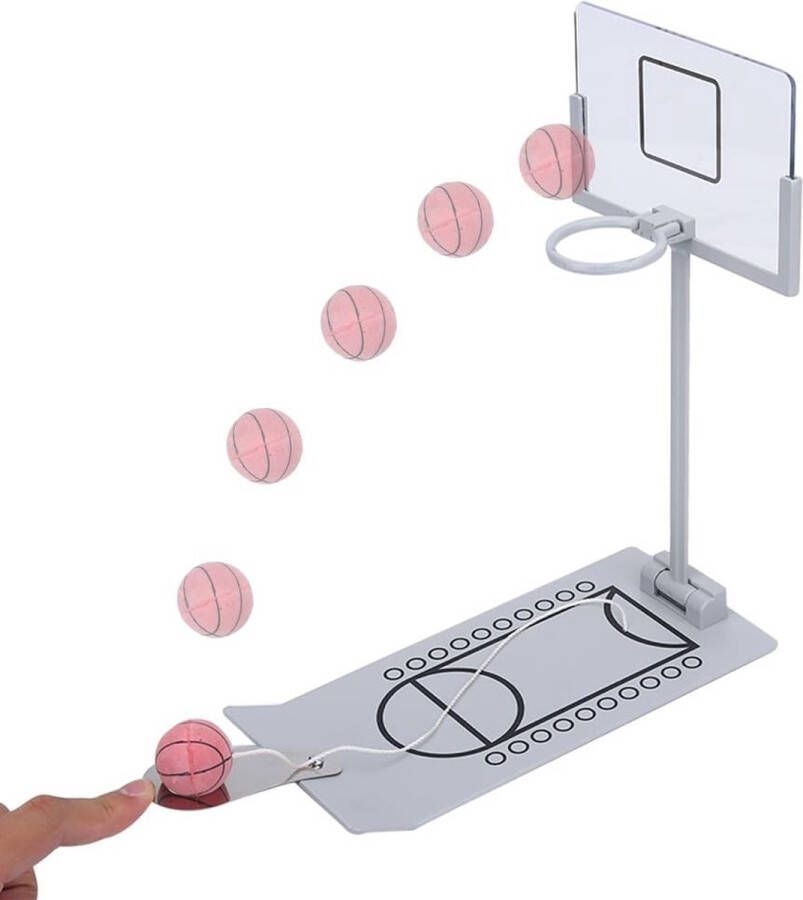 Tafelblad Mini Basketbal Schietspel Tafelblad Spel Desktop Intelligentie Speelgoedset Shootout Hoops Basketbalspel Mini Basketbal Hoepel Set Ontspan speelgoed voor kinderen voor op kantoor of thu