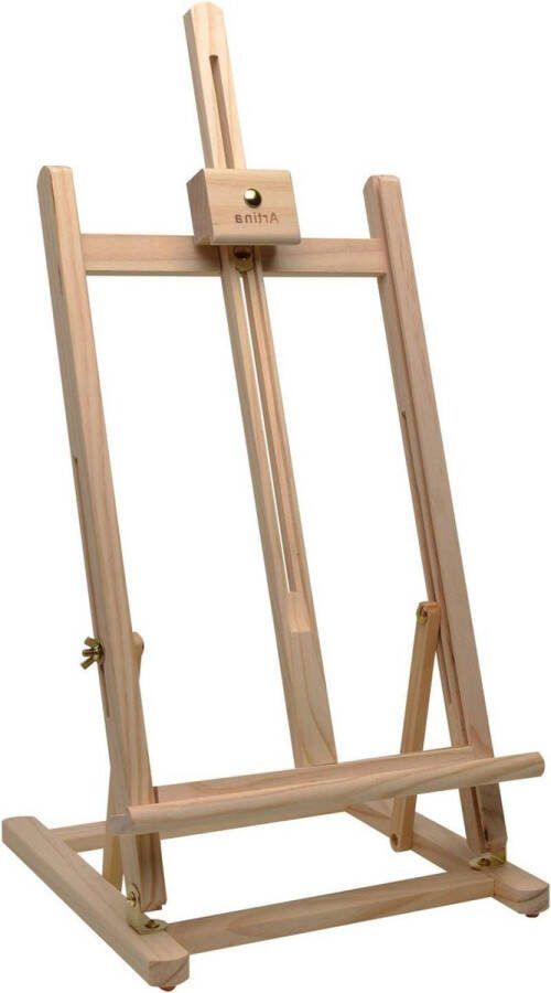 Tafelezel Sydney Houten Schildersezel 27x27x60cm Verstelbaar Stabiele Ezel voor Kinderen Geschikt voor alle Schildertechnieken