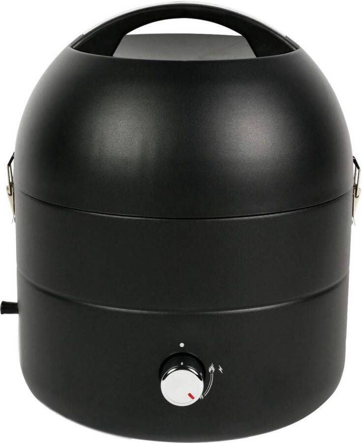 Tafelgrill compact gasgrill met roestvrijstalen brander voor BBQ en camping