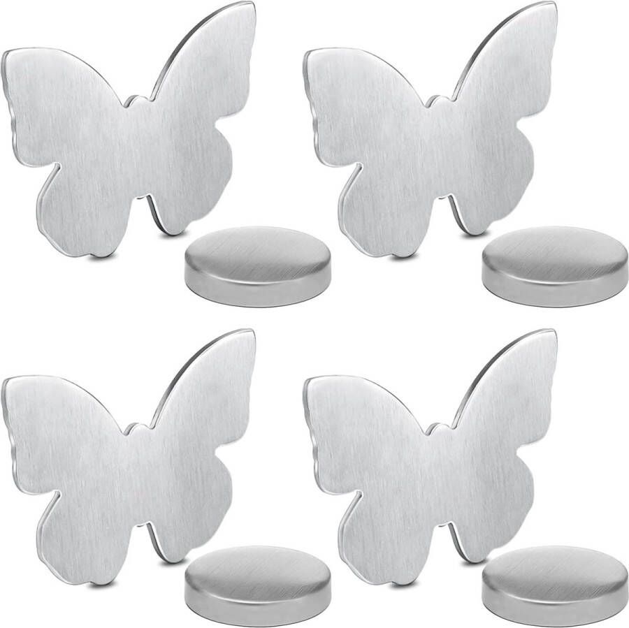Tafelkleedgewichten 4 stuks magnetische tafelkleedgewichten roestvrij staal tafelkleedklem tafelkleedgewichten gordijnen gewichten