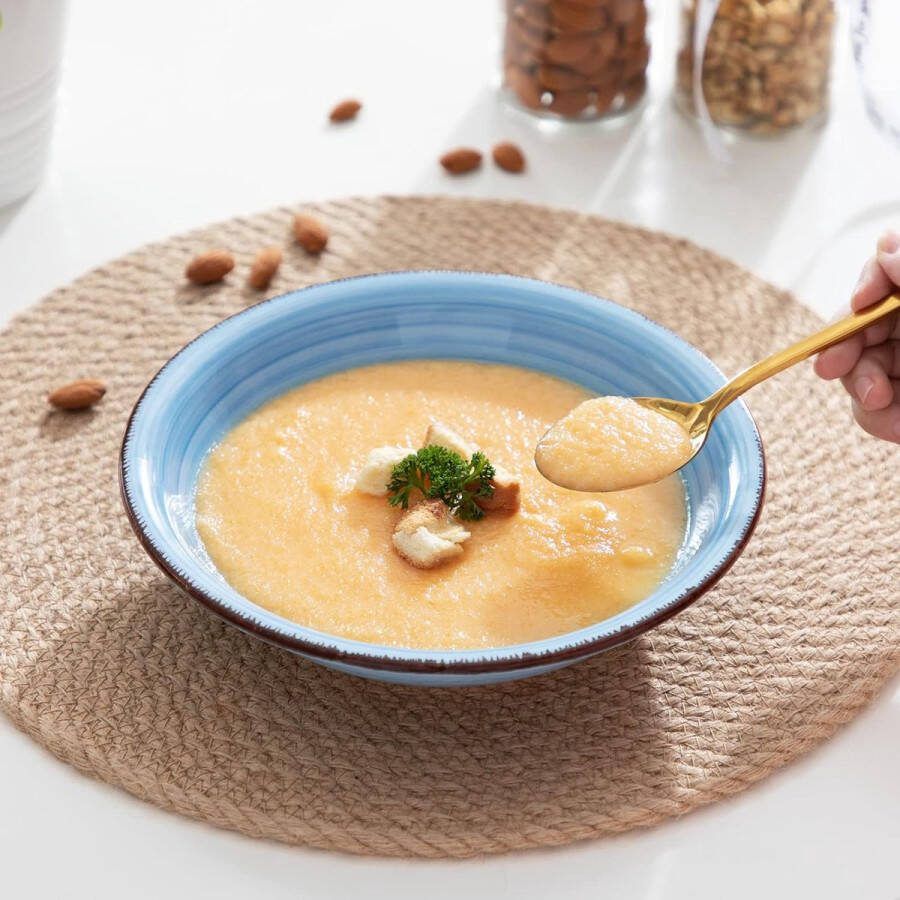 Tafelservies 18-delig combiservies eetservies voor 6 personen 6 platte borden soepborden en dessertborden. Tafelservies 18-delige combiservies eetservies voor 6 personen 6 platte borden soepborden en dessertborden