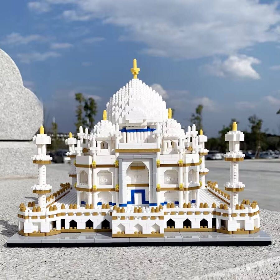 Taj Mahal Bouwstenen Wereldberoemde Architectuur Speelgoed Kinderen Volwassenen