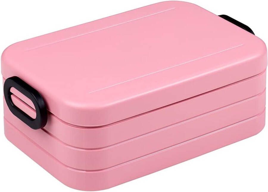 Take a Break Midi Lunchbox 900 ml broodtrommel met scheidingswand ideaal voor maaltijdvoorbereiding vaatwasmachinebestendig ABS Nordic Pink (roze) [Energieklasse A+]