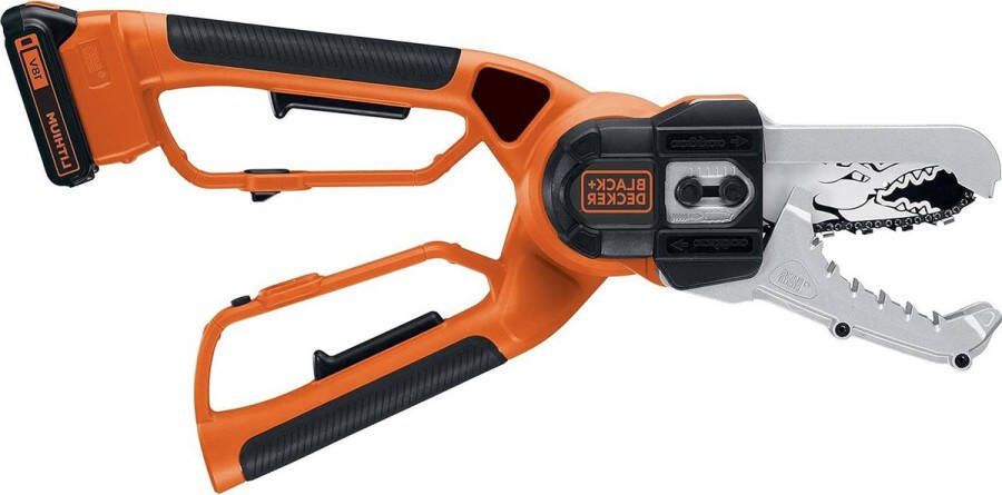 Takkenschaar telescopische accu-takkenschaar 18V lithium-ion met 10 cm bladlengte Black & Decker GKC1000L-QW takkenschaar telescopische