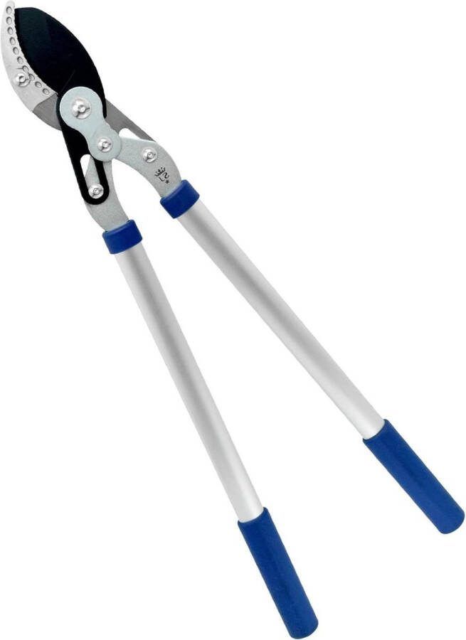Takkenschaar telescopische ambeeldtakkenschaar 8041RS 711 cm dubbele componenten zilver blauw takkenschaar telescopische
