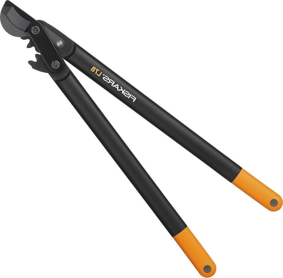 Takkenschaar telescopische bypass-takkenschaar jong hout antikleeflaag PowerGear II L78 1000584 70 cm zwart-oranje takkenschaar telescopische