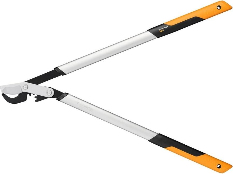 Takkenschaar telescopische bypass takkenschaar voor jong hout antikleeflaag gehard precisiestaal lengte 80 cm zwart-oranje PowerGear X LX98-L 1020188 takkenschaar telescopische