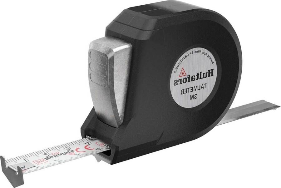 Talmeter meetlint 3 meter nauwkeurigheidsklasse II Made in EU 7-in-1 meetlint voor binnen en buiten Hultafors 359203 Rolmaat