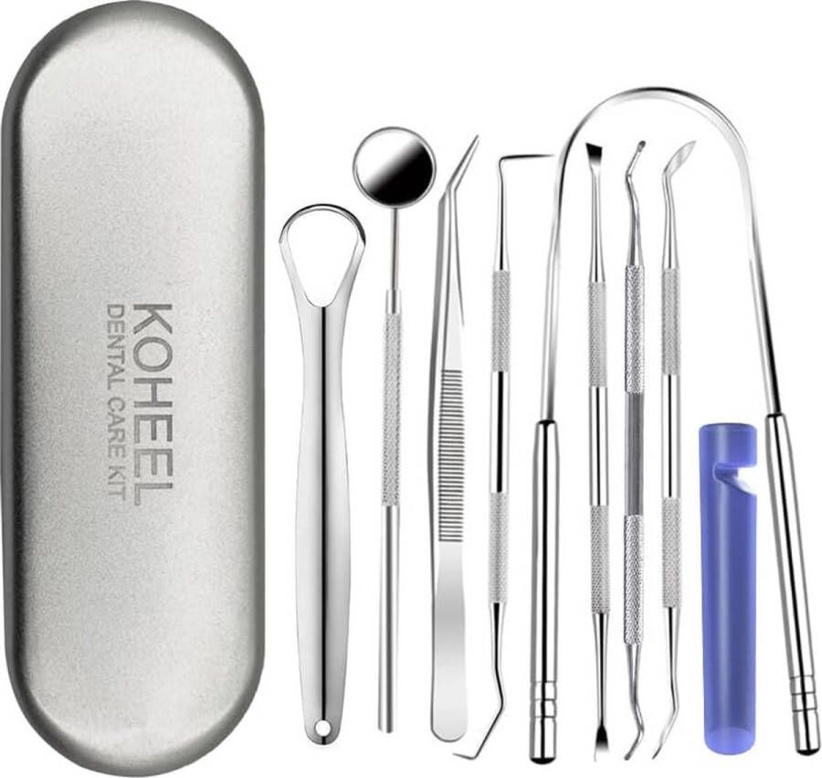 Tandsteenverwijderaar Tandenbleekkits \Tandenstokers -dental cleaning kit for tartar remover 6