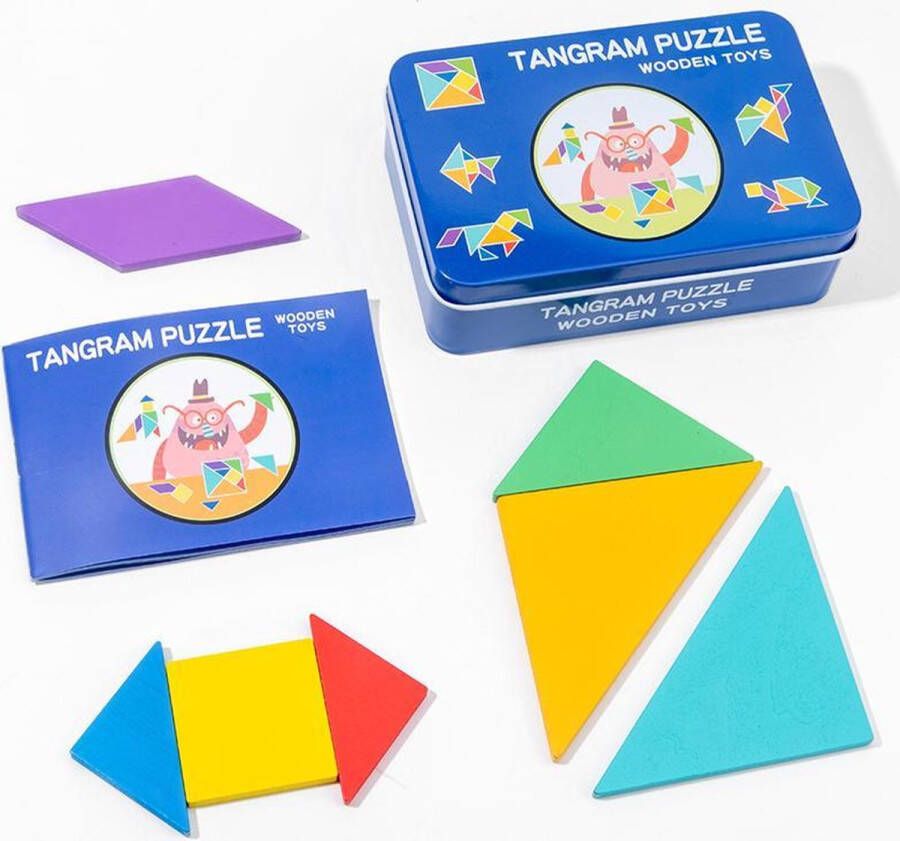 Tangram puzzel in box