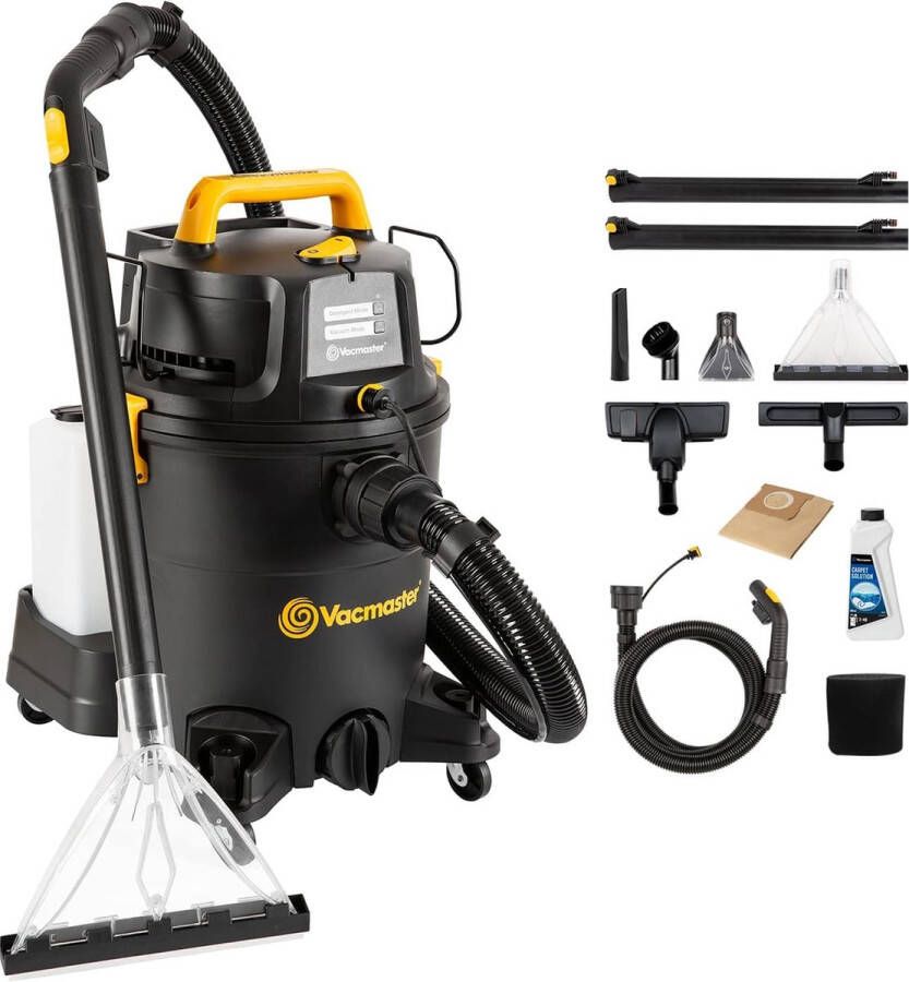 Tapijtreiniger VK1323PFR Tapijtwassers Vlekkenreiniger Speciaal voor Huisdieren Voor Tapijt Vloerkleden Meubels Trappen en Auto's Bevat Reinigingsformule en Accessoires 1300W
